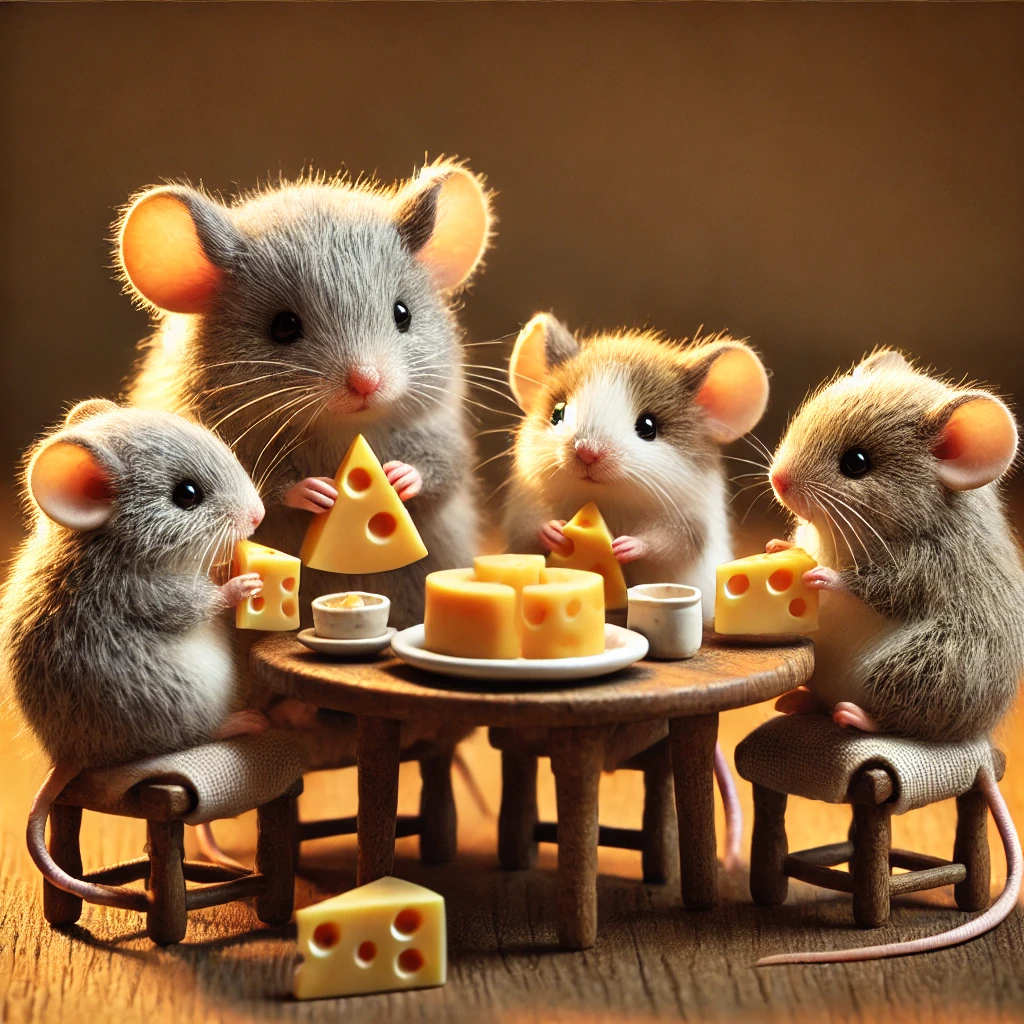 Happy Mouse Family