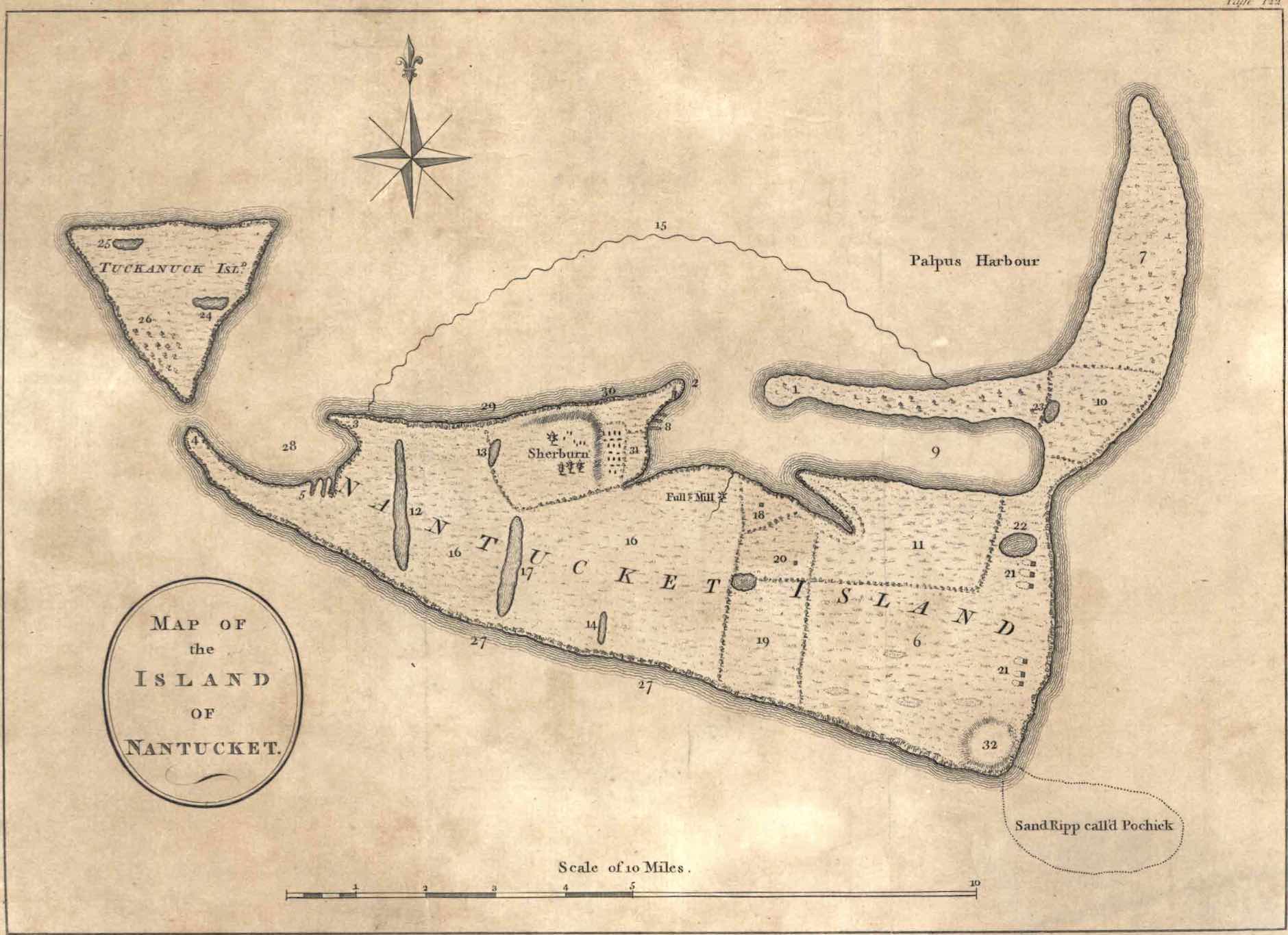 Historical Map of Nantucket